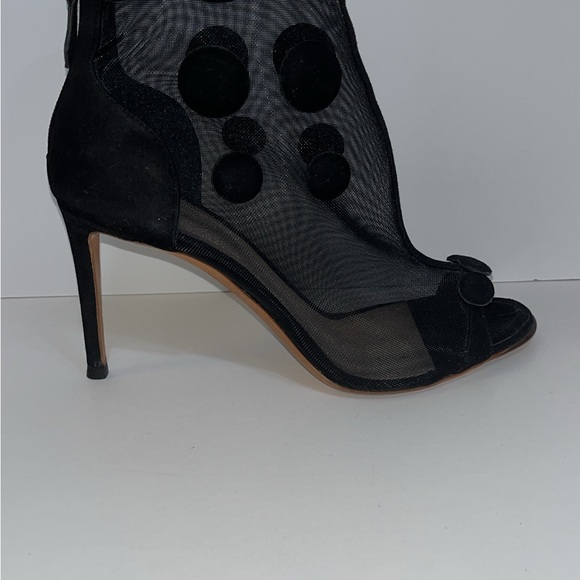 Nicholas Kirkwood Black Heels Booties Sandals Size 8 - Picture 7 of 10